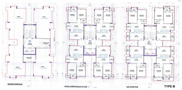 Block B Cluster Plan from ground to 12th Floor imperia Block B Cluster Plan from ground to 12th Floor