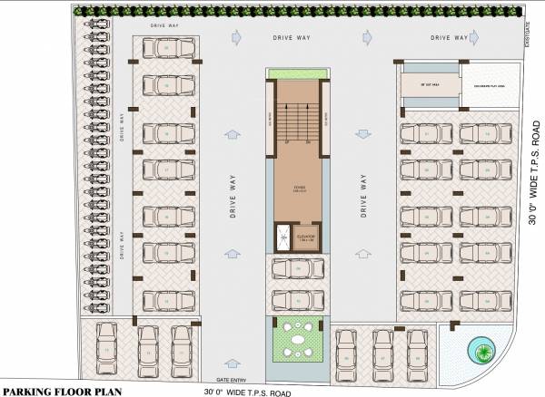  the-first The First Parking Cluster Plan