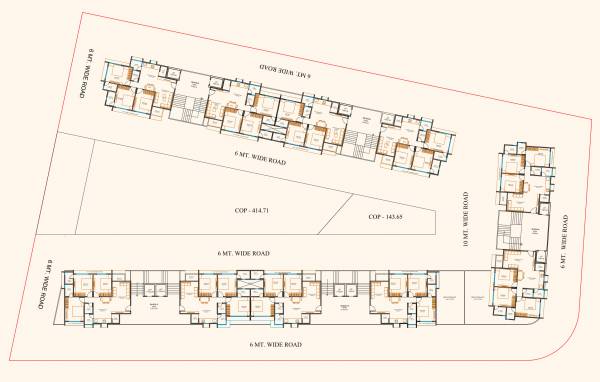  sanelite Block A,B,C,D,E Cluster Plan For 2nd Floor