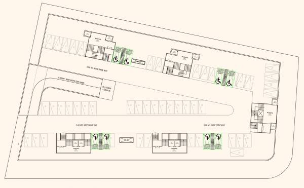  sanelite Block A,B,C,D,E Cluster Plan For Basement One