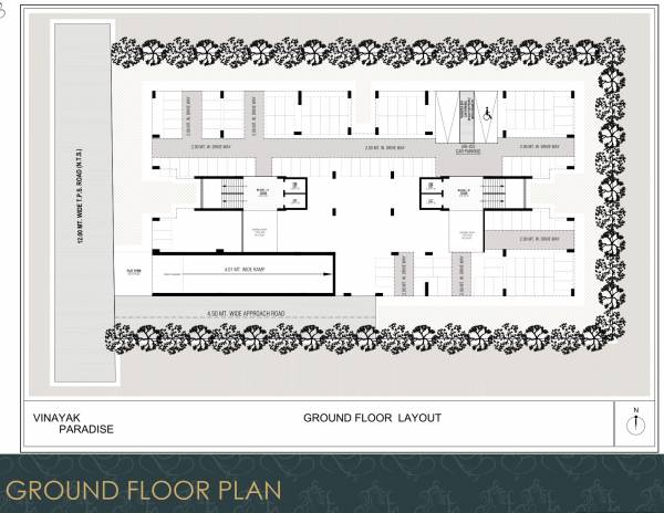  vinayak-paradise Block A And Block B Cluster Plan for ground Floor
