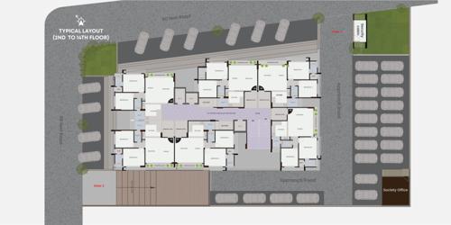  the-skyler The Skyler Cluster Plan from 2nd to 14th Floor