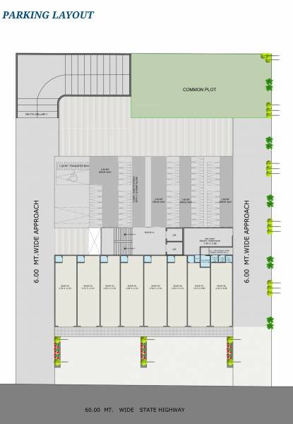  radhe-atlantis Radhe Atlantis Parking Cluster Plan