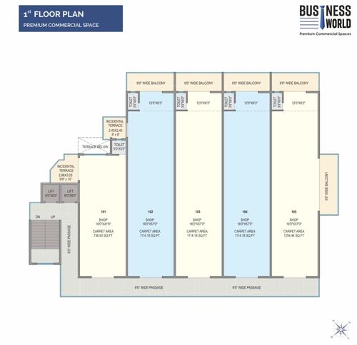  business-world Business World Cluster Plan for 1st Floor