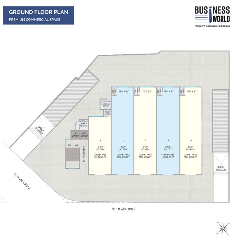  business world Business World Cluster Plan for ground Floor