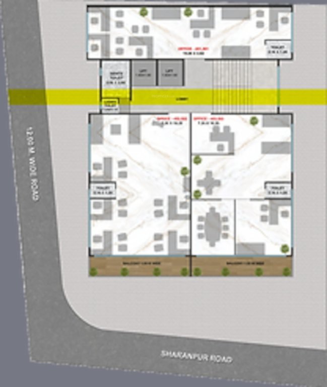  the crown The Crown Cluster Plan from 4th to 5th Floor