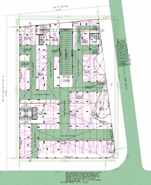  treetops Block A & B Cluster Plan for 1st Floor