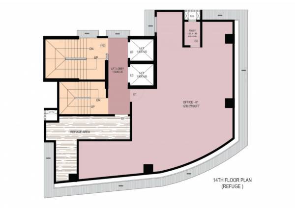  platina Platina Cluster Plan for 14th Floor