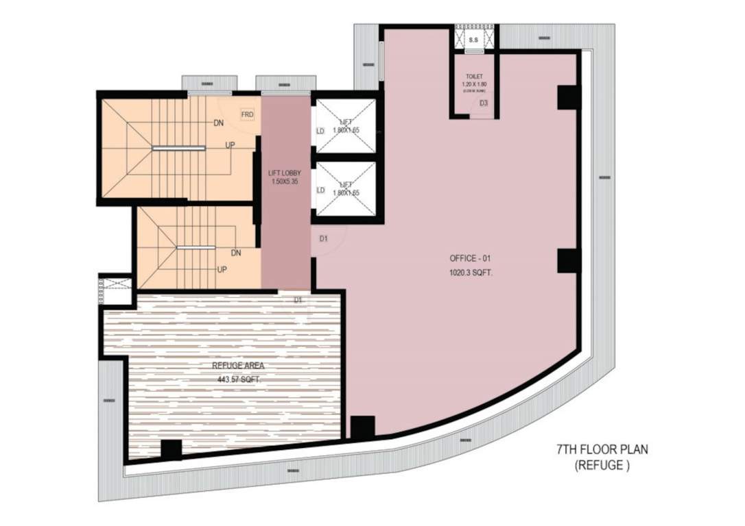  platina Platina Cluster Plan for 7th Floor