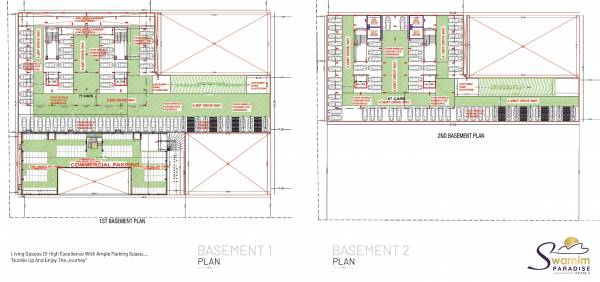  swarnim-paradise-phase-2 Block D And Block E Basement  Cluster Plan