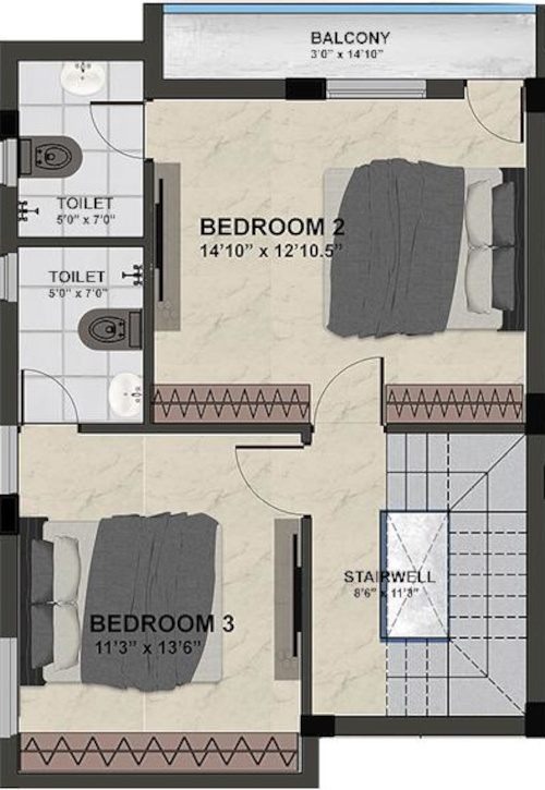  reyan marvel phase 2 Reyan Marvel Phase 2 Cluster Plan For 2nd Floor