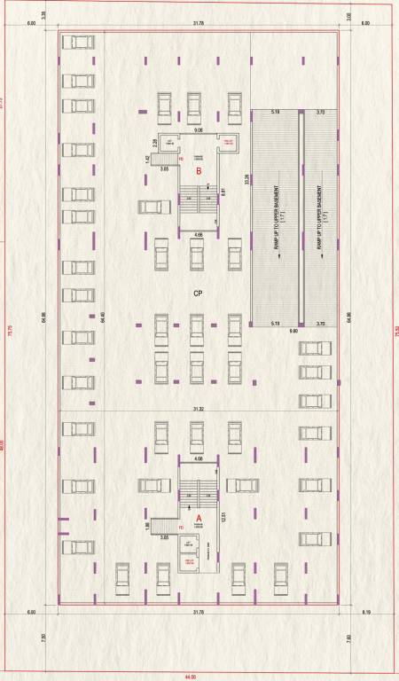  crest Block A And B Cluster Plan For Lower Basement