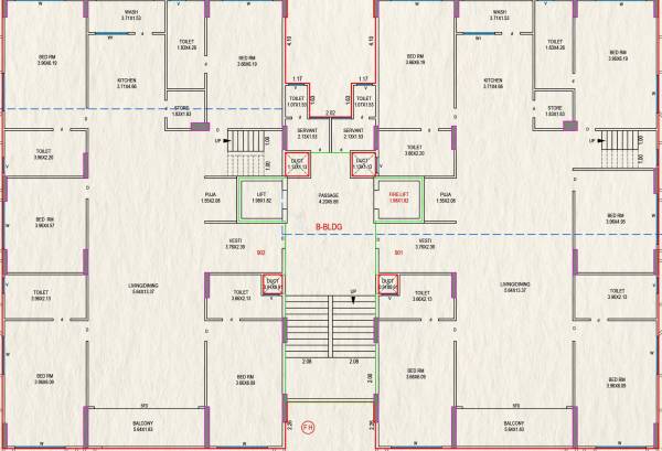Block B Cluster Plan For 9th Floor crest Block B Cluster Plan For 9th Floor