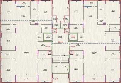 Block B Cluster Plan From 2nd To 8th Floor crest Block B Cluster Plan From 2nd To 8th Floor