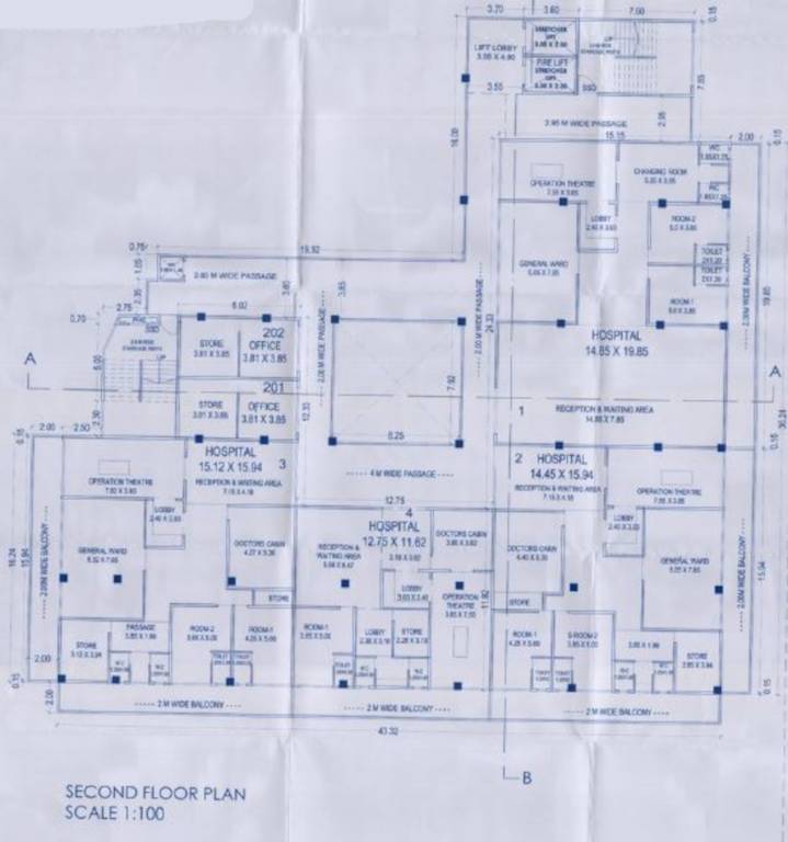  star plus Cluster Plan For Second Floor