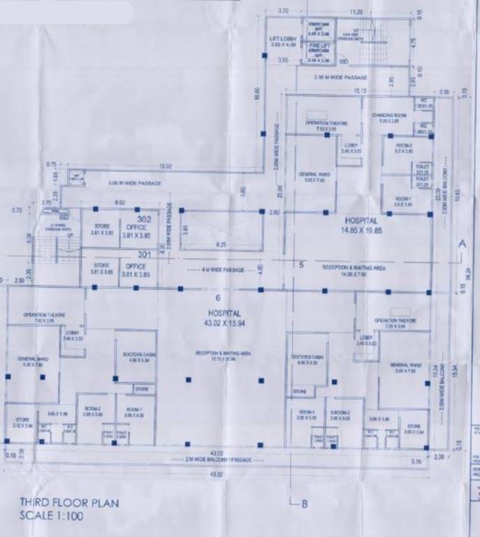  star plus Cluster Plan For Third Floor