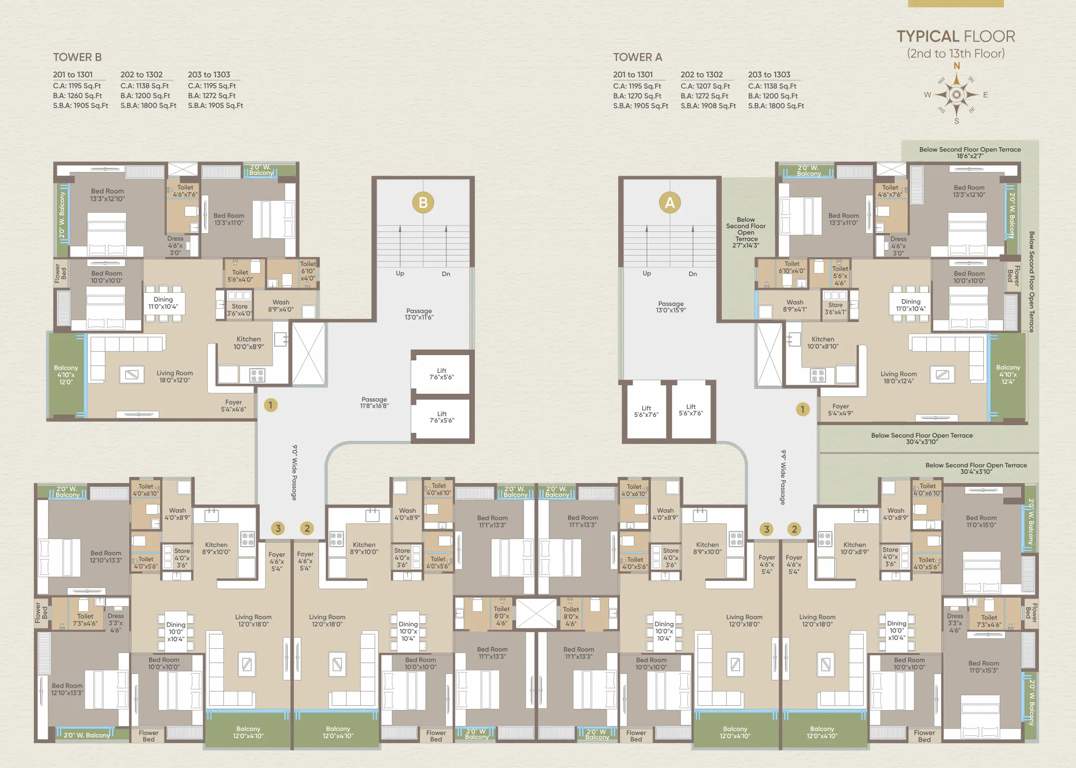  skyline Block A Cluster Plan