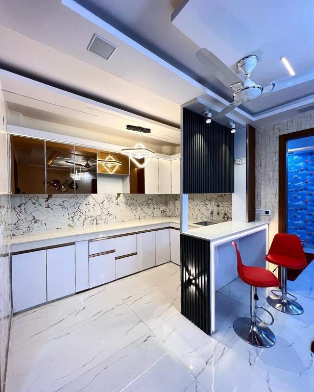  metro view luxury floors Kitchen