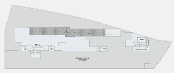 Tower A Cluster Plan For Bssement sanidhya-aster Tower A Cluster Plan For Bssement