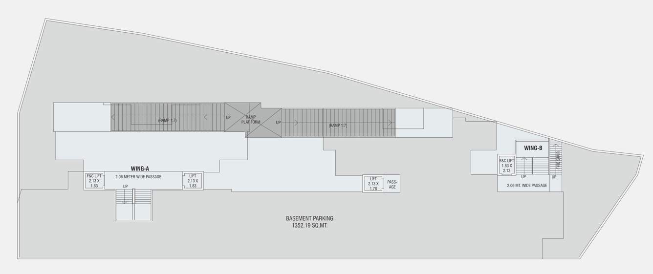  sanidhya aster Tower A Cluster Plan For Bssement 