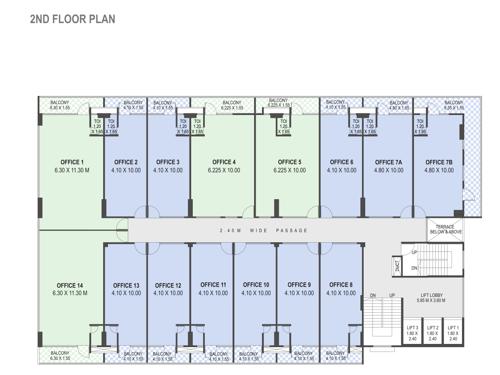  city-center City Center Cluster Plan for 2nd Floor