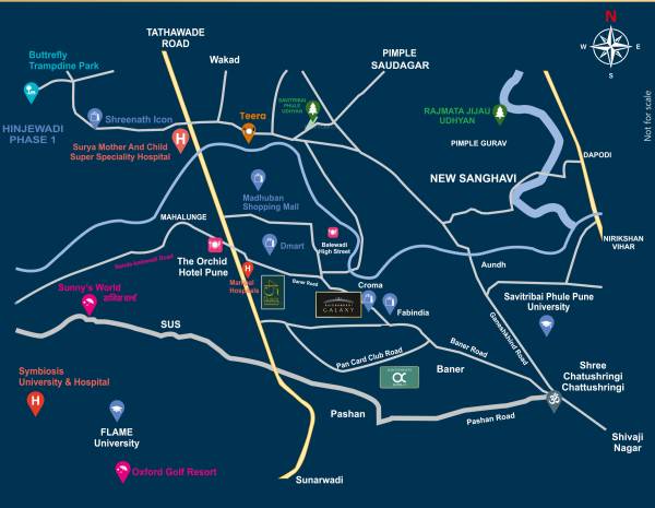  galaxy Location Plan