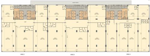  amar-business-zone Wing A Cluster Plan From 9th And 13th Floor