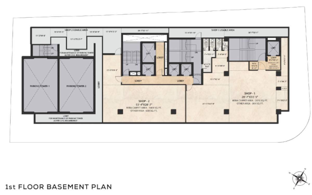  the metropole Azlo Citadel Basement Cluster Plan For 1st Floor