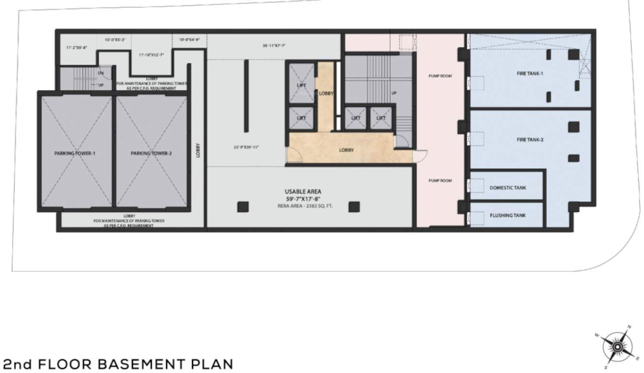  the metropole Azlo Citadel Basement Cluster Plan For 2nd Floor