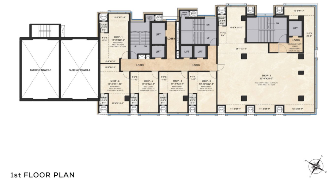  the metropole Azlo Citadel Cluster Plan For 1st Floor