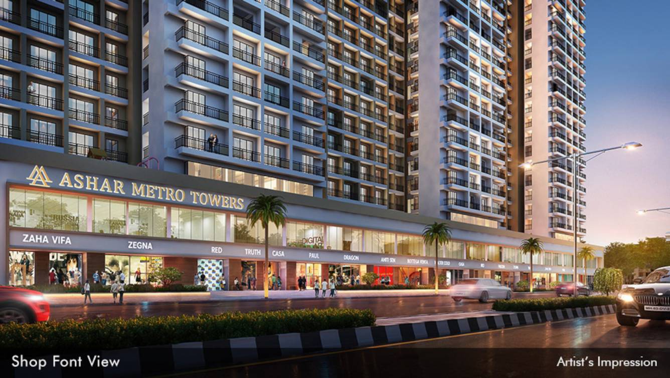  ashar metro towers Elevation