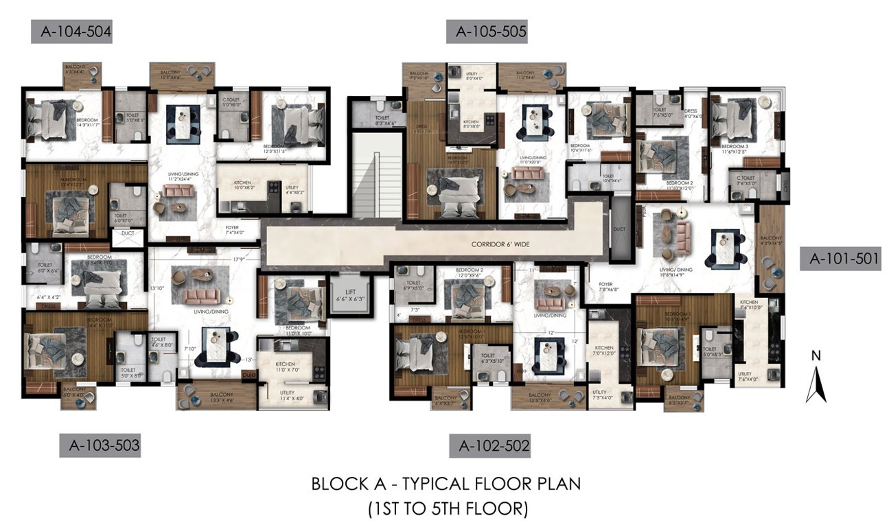  spectra Block A Cluster Plan