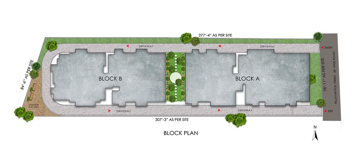  spectra Block B Cluster Plan