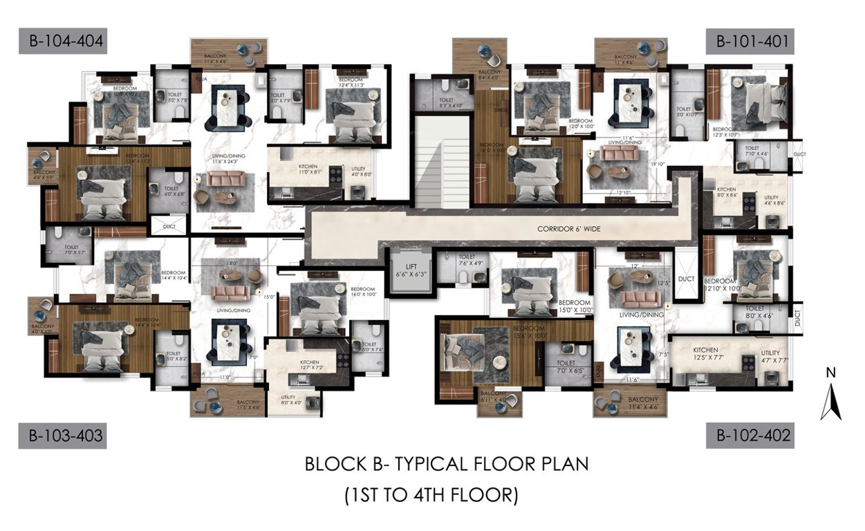  spectra Block B Cluster Plan