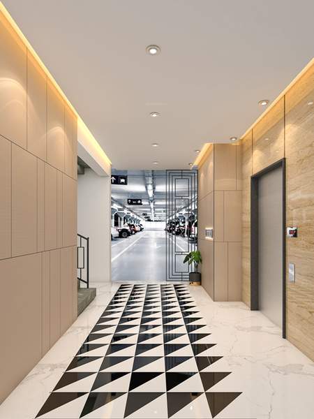  spectra Entrance Lobby