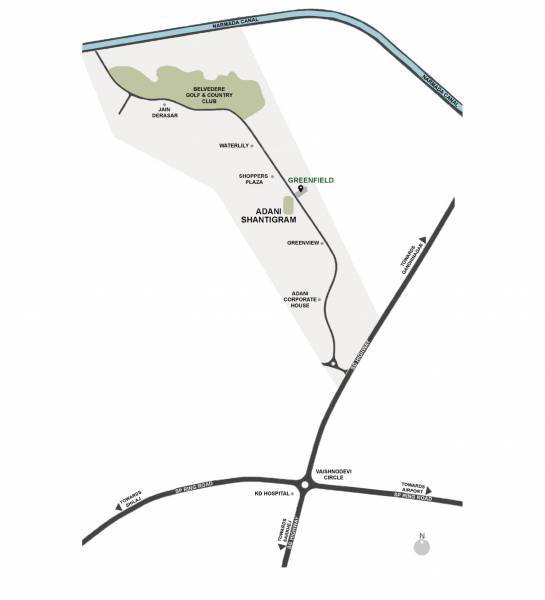  greenfield Location Plan