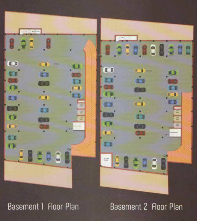  city point City Point Basement  Cluster Plan
