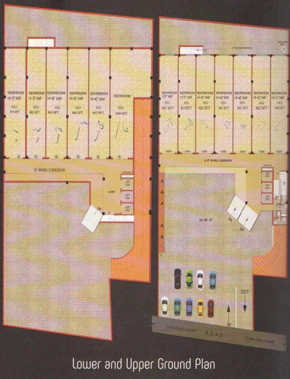  city point City Point Cluster Plan for ground Floor