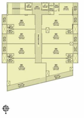  ten-square Ten Square Cluster Plan from 2nd to 4th Floor