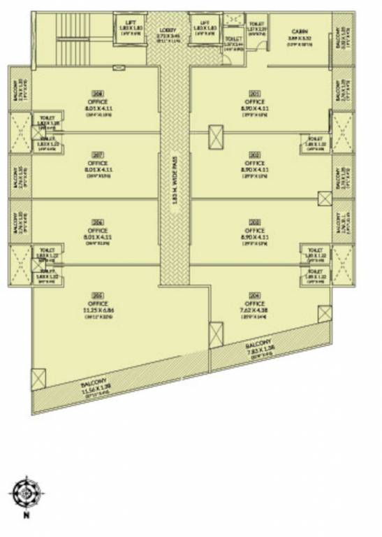  ten square Ten Square Cluster Plan from 2nd to 4th Floor