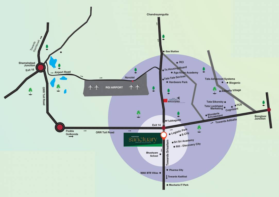  sanctuary Location Plan