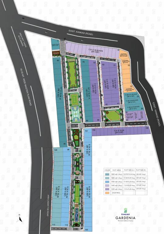  emerald gardenia Layout Plan