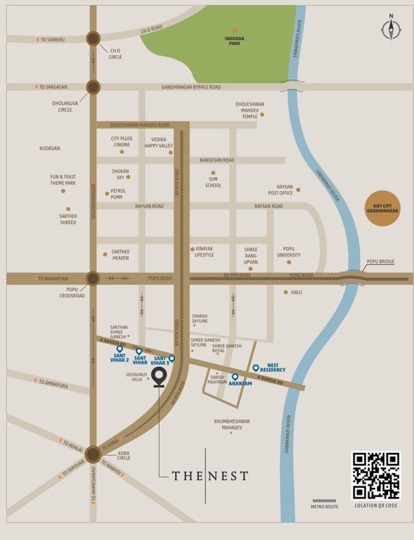  the nest Location Plan