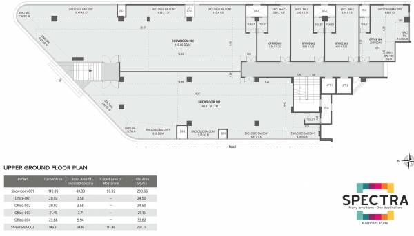  spectra Spectra Upper Ground Cluster Plan