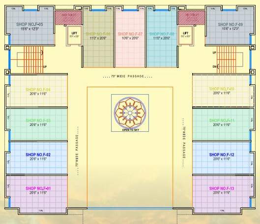  city plaza City Plaza Cluster Plan For 1st Floor