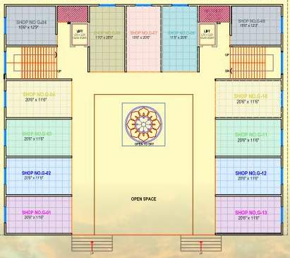  city plaza City Plaza Cluster Plan For Ground Floor