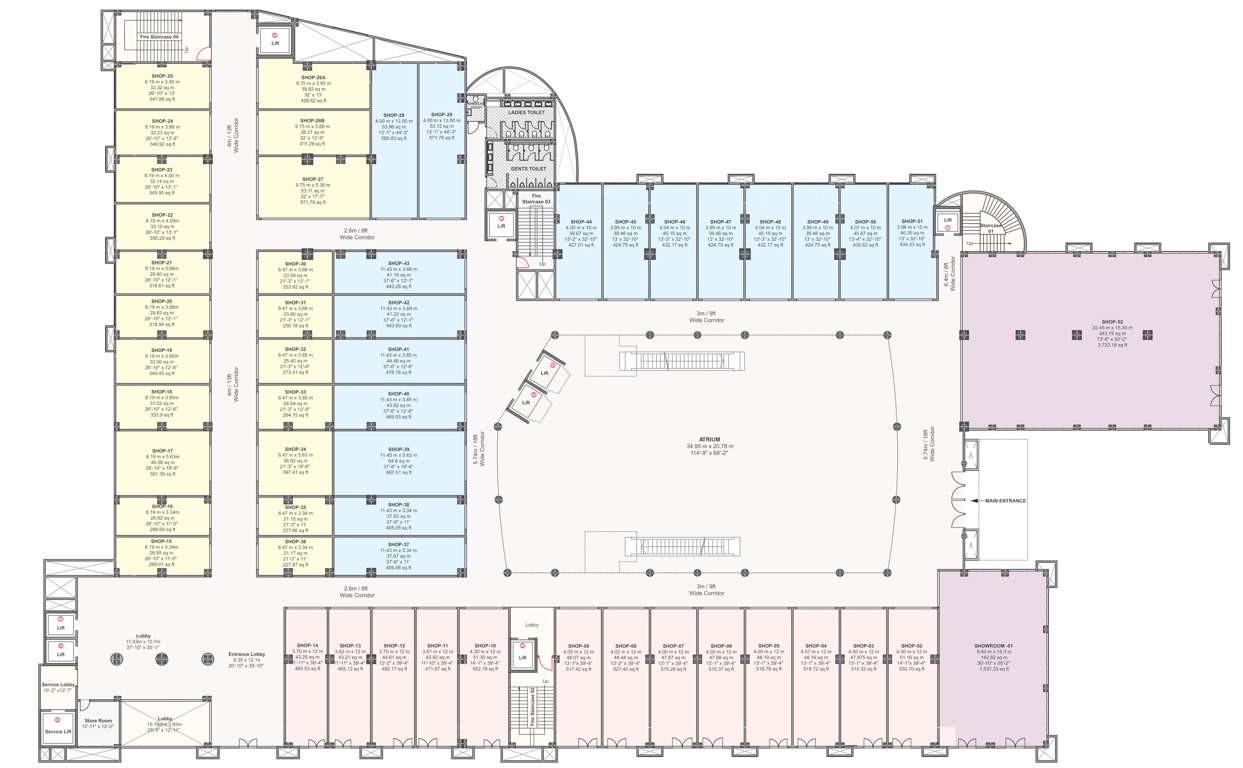  the capital The Capital Cluster Plan For Ground Floor