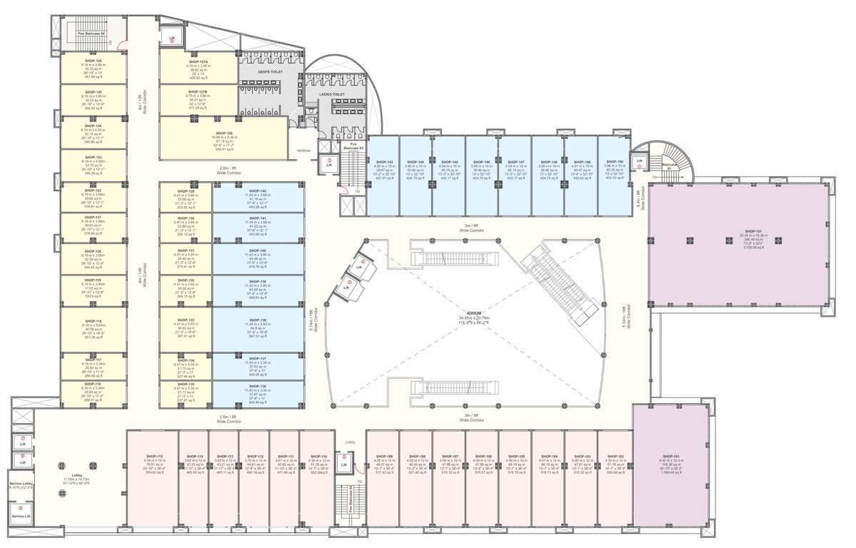  the capital The Capital Cluster Plan From 1st To 4th Floor