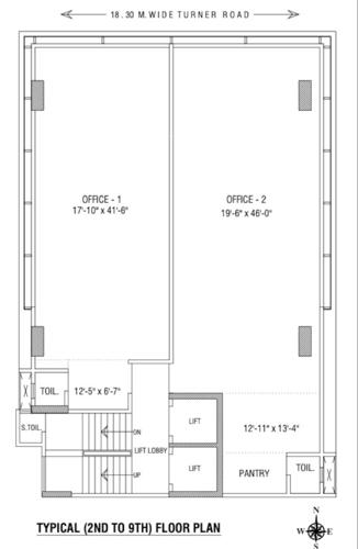  kalpak Kalpak Cluster Plan From 2nd To 9th Floor