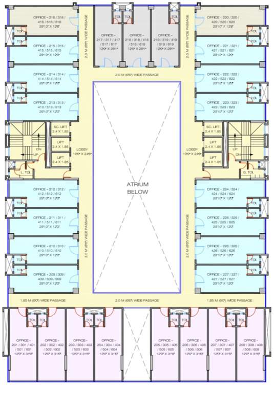  10 biz park 10 Biz Park Cluster Plan From 2nd To 6th Floor
